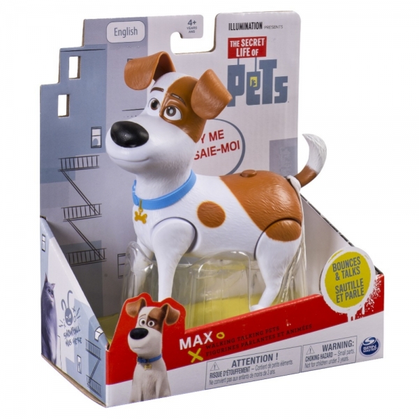 Tajný život mazlíčků SPIN 72802 - Chodící mluvící figurka Pets, Vybert