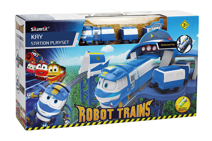 Robotické vlaky KAY-hrací sada Silverlit STM-80170 Robot Trains