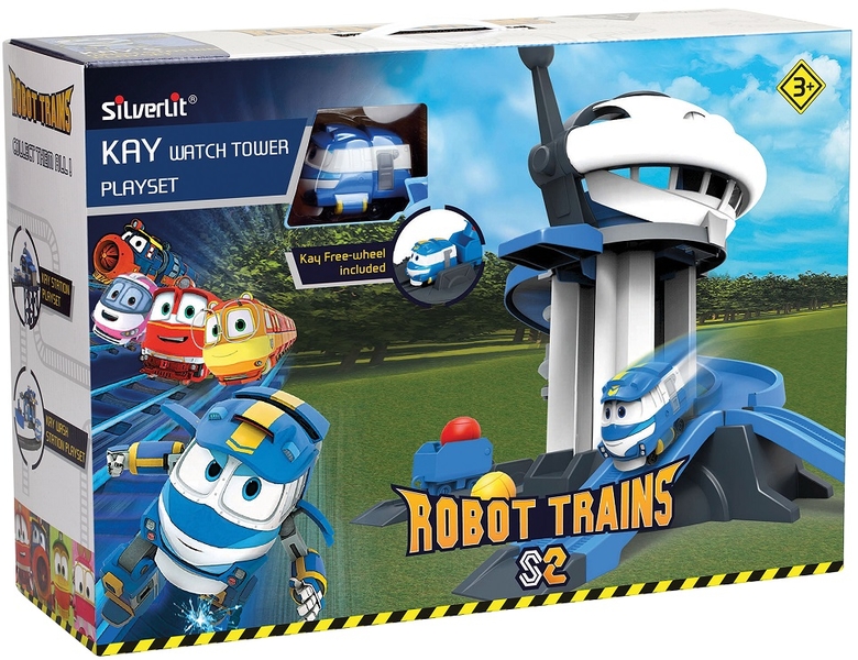 Robotické vlaky KAY-řídící věž Silverlit STM-80189 Robot Trains
