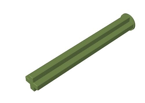 Náhradní díl - osa jednostranná délka 35 mm COBI, Barva Zelená army - 