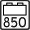 850 dílů