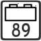 89 kostek