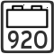 920 kostek