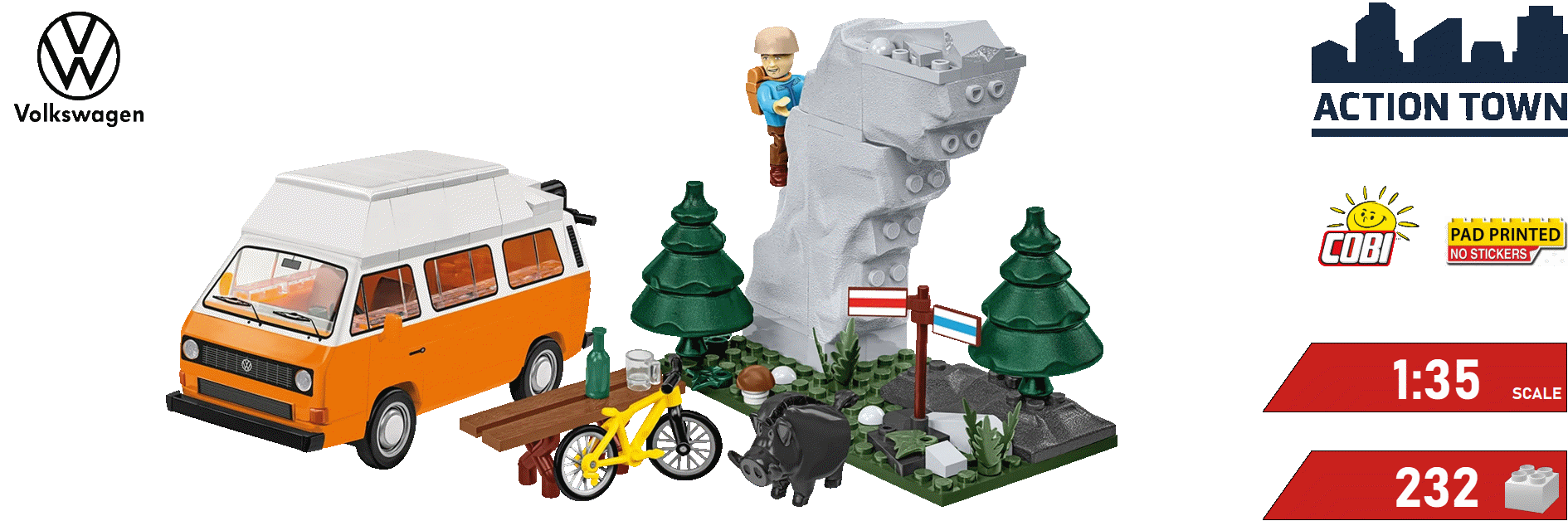 Volkswagen T3 Camper Van COBI 24638 | Cobishop.cz