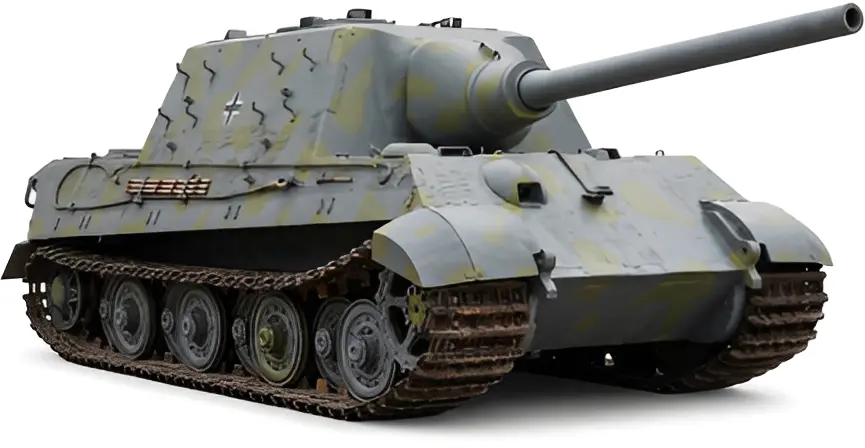 Boční pohled na německý tank Jagdtiger COBI 2673