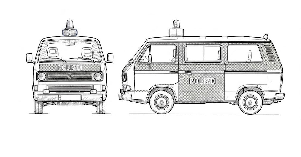 VW T3 Police COBI 24637 diagram | cobishop.cz