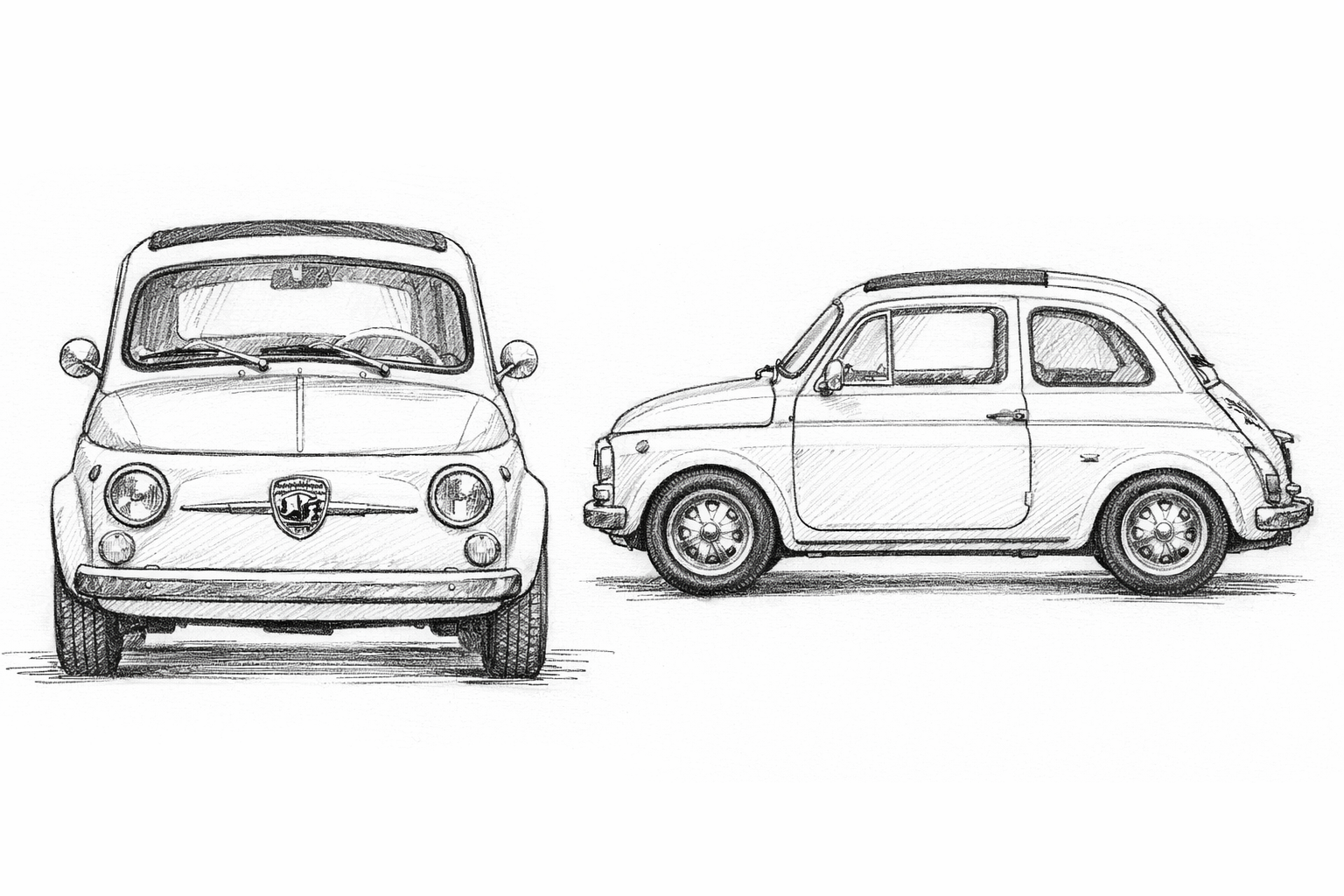 nákres Fiat Abarth 595 COBI 24354 | Cobishop.cz