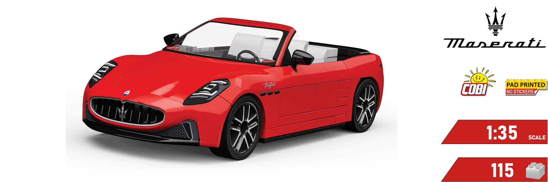 banner automobil Maserati GranCabrio Trofeo COBI 24578 | Cobishop.cz