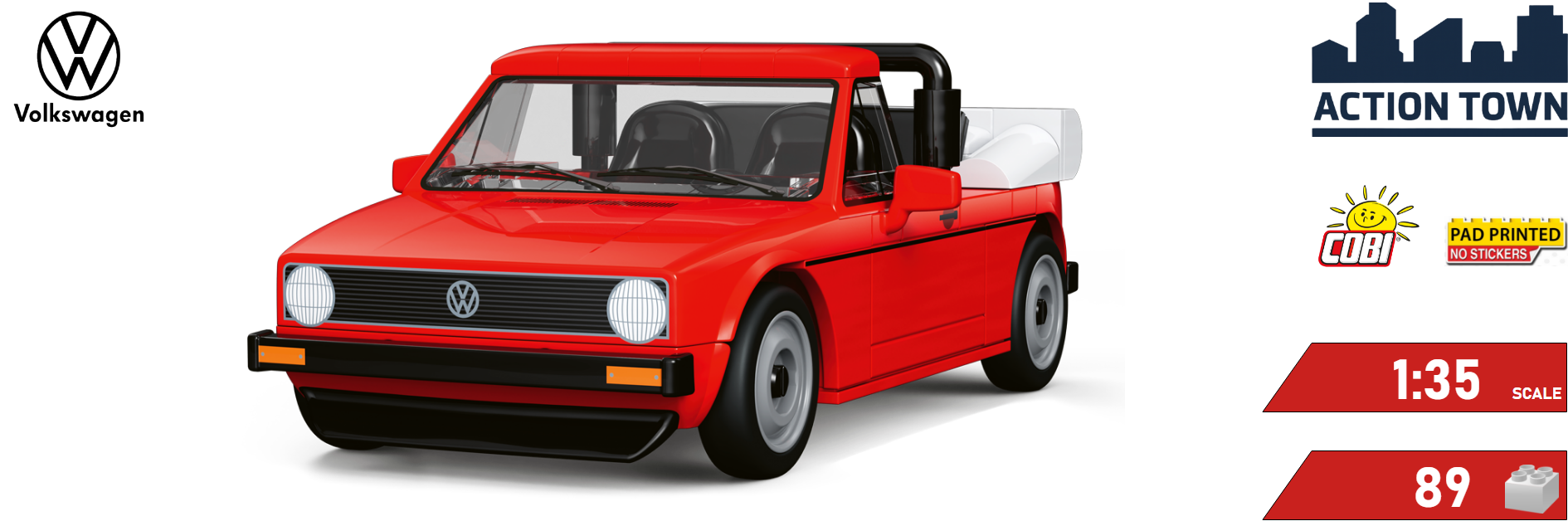 banner VW Golf Cabriolet (1979-1993) COBI 24660 | Cobishop.cz
