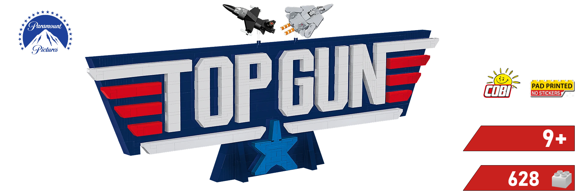 Banner Top Gun Logo COBI 5925 | Cobishop.cz