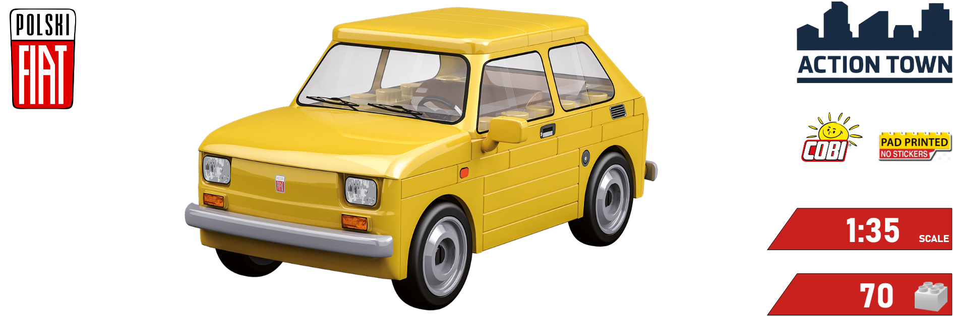 Fiat 126p Maluch COBI 24530A car banner | Cobishop.cz