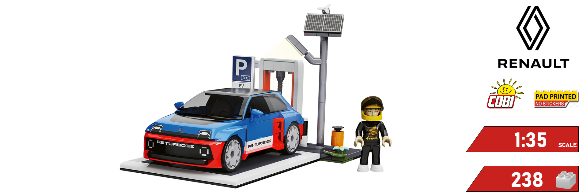banner EV station Renault 5 turbo 3E COBI 24682 | Cobishop.cz