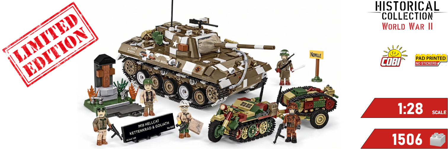 Stavebnice tanku M18 Hellcat COBI 2678
