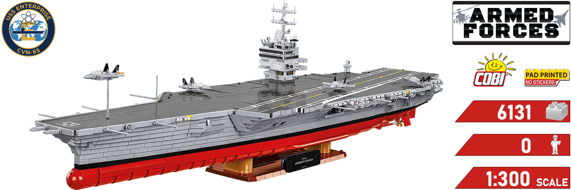Stavebnice americké letadlové lodě USS Enterpise COBI 4869
