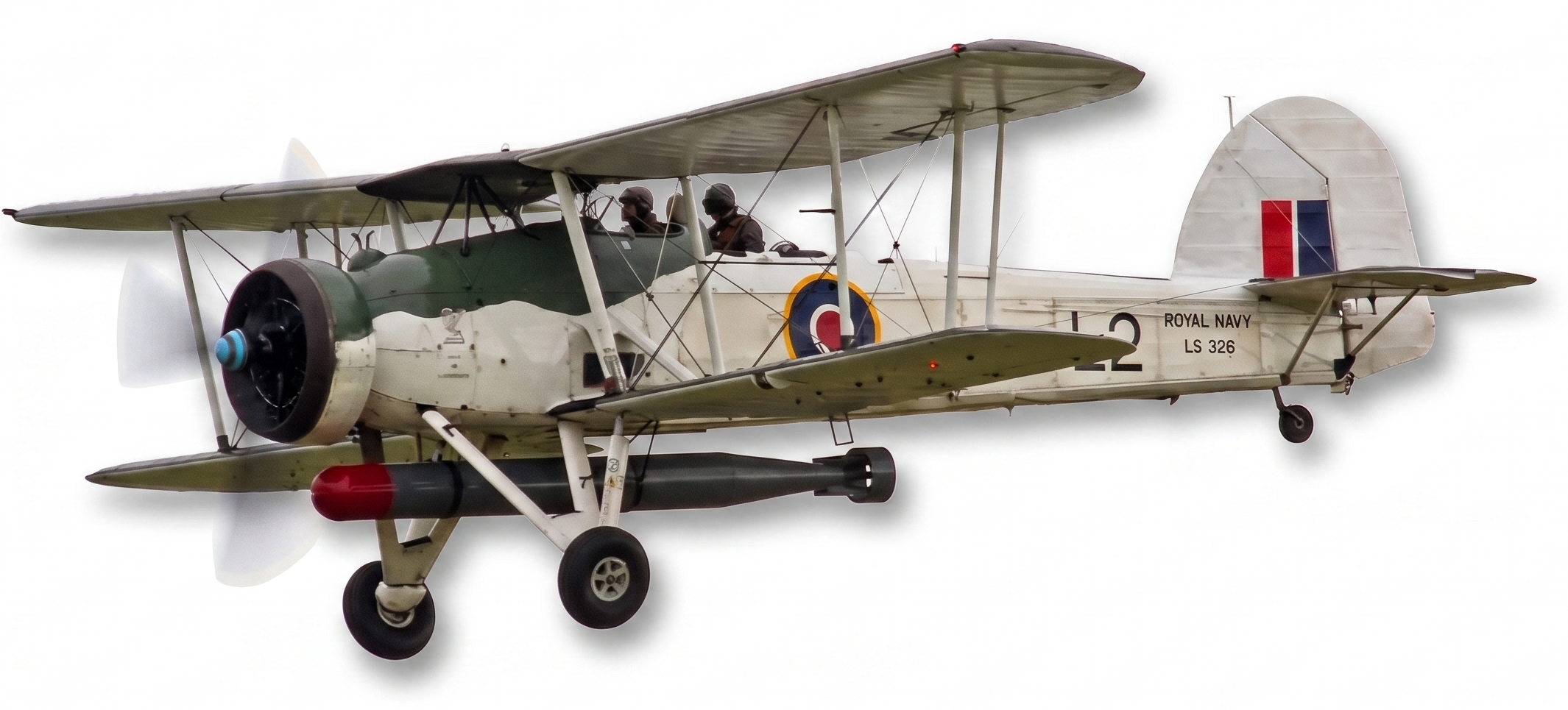 Britské palubní torpédové letadlo Fairey Swordfish v letu COBI 5769