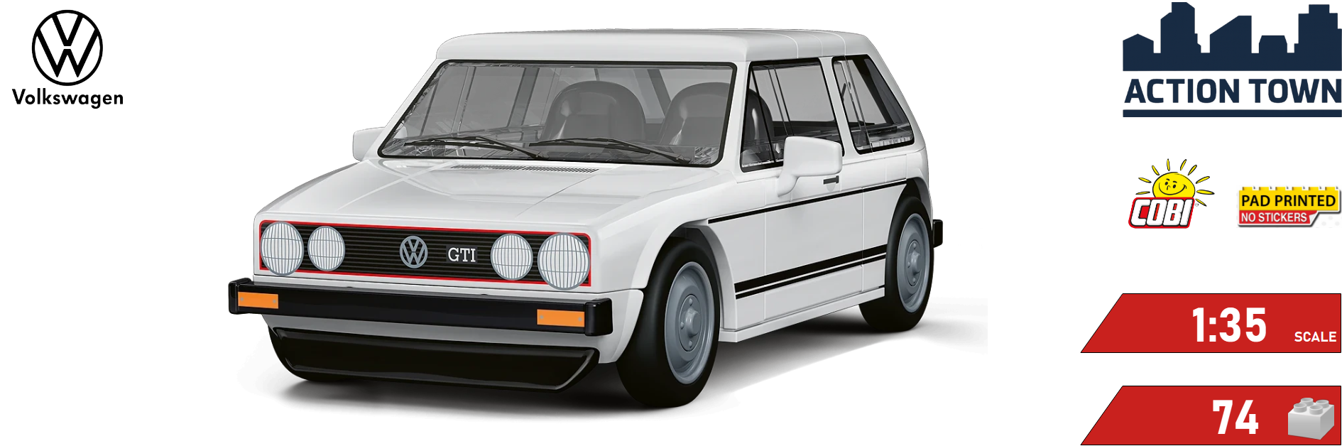 banner VW Golf GTI (1976-1983) COBI 24662 | Cobishop.cz