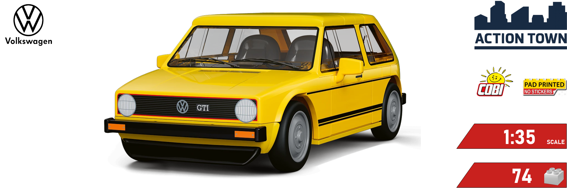 banner VW Golf GTI (1976-1983) COBI 24663 | Cobishop.cz