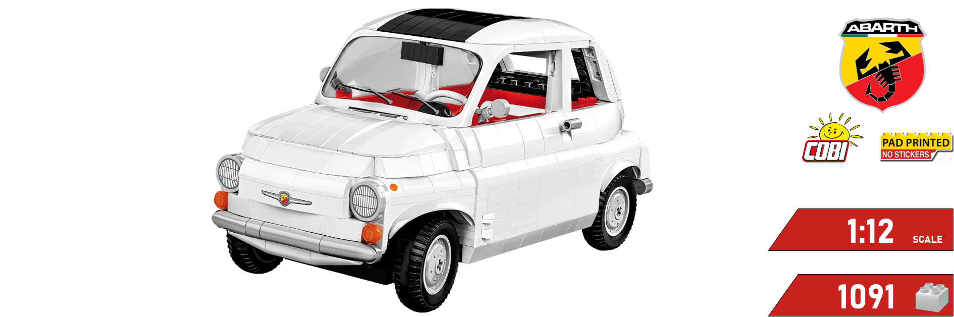 banner automobil Fiat Abarth 595 COBI 24354 | Cobishop.cz