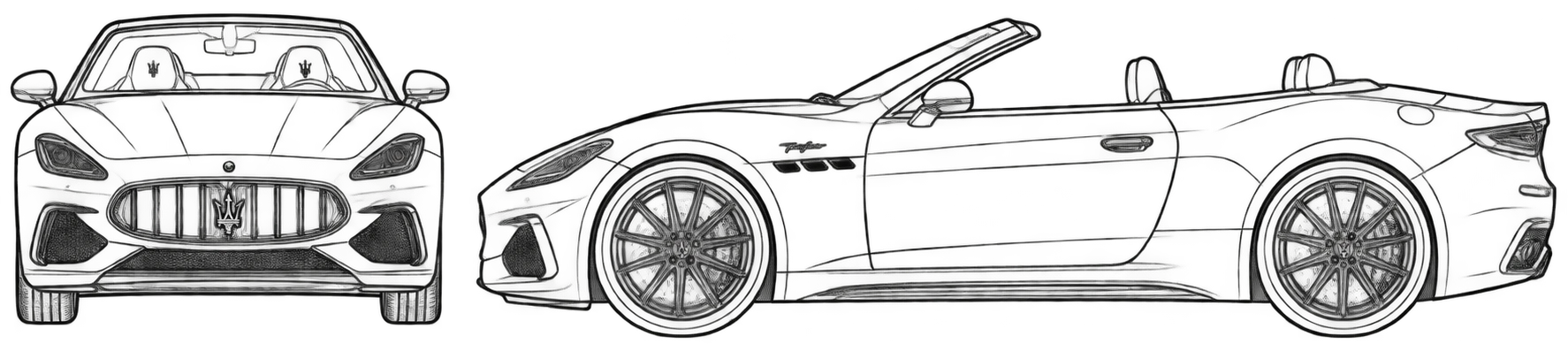 nákres Maserati GrandCabrio Trofeo Cobi 24578 | Cobishop.cz