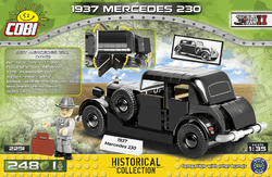 Nemecké civilné vozidlo 1937 MERCEDES 230 COBI 2250 - Limited edition World War II - kopie