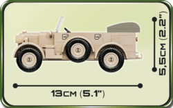 German off-road vehicle 1937 HORCH 901 KFZ.15 COBI 2255 - Limited Edition WWII - kopie