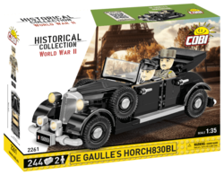 Das Kommandofahrzeug von General Charles De Gaulle HORCH 830 BL COBI 2260 - limitierte Auflage World War II - kopie