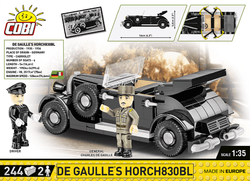 Veliteľské vozidlo generála Charlesa De Gaulla HORCH 830 BL COBI 2260 - Limitovaná edícia World War II - kopie
