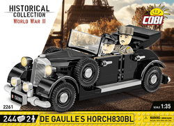 Das Kommandofahrzeug von General Charles De Gaulle HORCH 830 BL COBI 2260 - limitierte Auflage World War II - kopie
