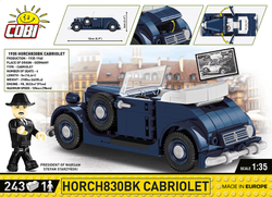 Das Kommandofahrzeug HORCH 830BK Cabrio COBI 2271 - limitierte Auflage Historical Collection - kopie