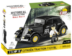 French car CITROËN Traction 11CV BL COBI 2266 - World War II