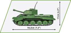 Britský pechotný tank A22 CHURCHILL Mk. IV COBI 2717 - World War II - kopie