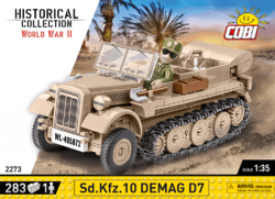 German half-track vehicle Sd.Kfz10 with field kitchen COBI 2272 - Executive edition WWII - kopie