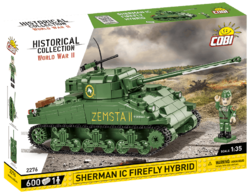 Americký stredný tank Sherman M4A3 COBI 2570 - World War II - kopie