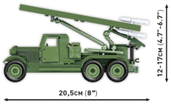 Nákladní automobil ZIL-157 s raketometem Kaťuša BM-12 COBI 2479 - Small Army - kopie