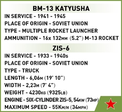 Ruský raketomet BM-13 KATYUSHA ZIS-6 COBI 2280 - World War II