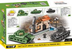 Schlacht von Arras 1940 Matilda II gegen Panzer 38(t) COBI 2284 - World War II 1:35