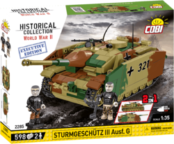 Nemecké samohybné útočné delo Sturmgeschütz III Ausf. G COBI 2285 - World War II 1:35