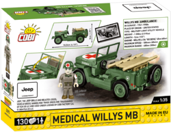 Americký terénny automobil Medical Willys MB COBI 2295 - World War II 1:35