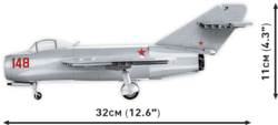 Tschechoslowakisches Kampfflugzeug S-102 (MIG-15) COBI 5821 - Cold War - kopie