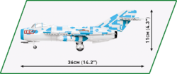 Východonemecké stíhacie lietadlo LIM-5 (MIG-17F) COBI 5825 - Cold War - kopie