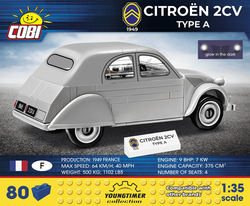 Automobil Citroën 2CV ,,Kachna" TYPE A COBI 24510 - Youngtimer