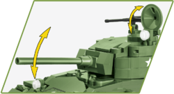 Americký ľahký Tank M24 Chaffee II WW COBI 2543 - World War II 