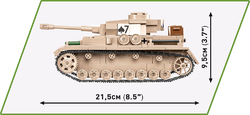 Nemecký stredný tank PzKpfW Panzer IV ausf. G COBI 2546 - World War II