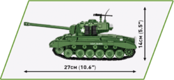 Amerikanischer Panzer M26 PERSHING COBI 2563 - Executive Edition WW II - kopie