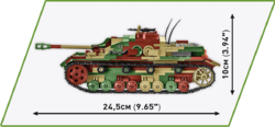 Nemecké samohybné útočné delo Sturmgeschütz IV Sd.Kfz. 167 COBI 2575 - Limited Edition WWII - kopie