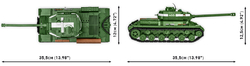 Russischer Panzerjäger SU-100 COBI 2541 - World War II - kopie