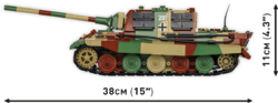 Nemecký ťažký stíhač tankov Panzerjäger Tiger Ausf. B COBI 2579 - Limited Edition WWII 1:28 - kopie