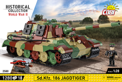 Nemecký ťažký stíhač tankov Panzerjäger Tiger Ausf. B COBI 2579 - Limited Edition WWII 1:28 - kopie