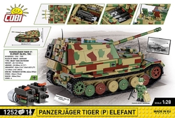 Nemecký ťažký stíhač tankov Panzerjäger Tiger (P) Sd.Kfz.184 Ferdinand COBI 2583 - World War II 1:28 - kopie