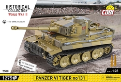 German tank PzKpfw VI TIGER 131 COBI 2801 - Executive Edition WWII 1:12 - kopie